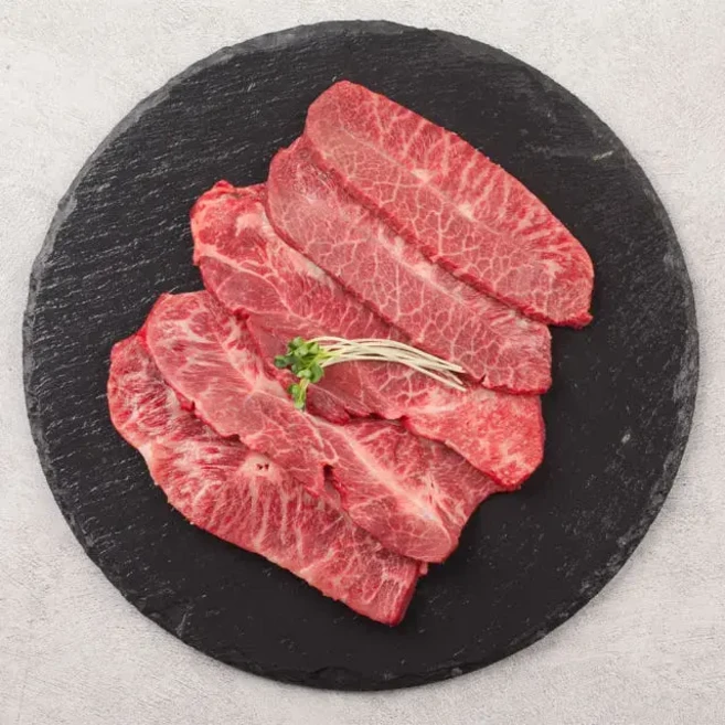 미국산 소고기 부채살 슬라이스 육전 샤브샤브용 1kg, 02_소고기 부채살 육전용 1kg, 1개
