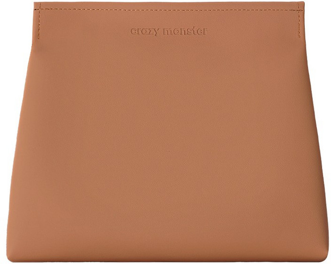 크레이지몬스터 전차종용 쓰리착 쓰레기통, 피칸브라운, 1개