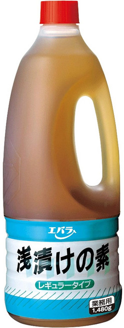 일본 에바라 아사즈케노모토 절임 소스 레귤러 타입 1480g 2병 526911, 2개