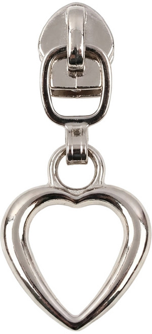 홈패션지퍼머리 3호 코일 지퍼고리 슬라이더, 10개, 롤 지퍼머리3호-06실버