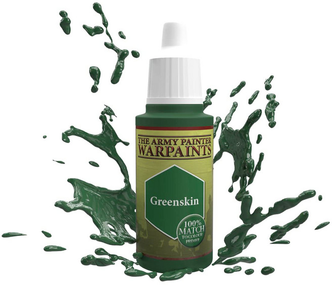 Army Painter WP1111 Warpaints - Greenskin44; 18 ml Army Painter WP1111 Warpaints - Greenskin44; 18 m, 그린스킨, 1개