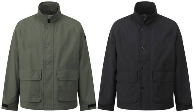 블랙야크 남성 울 안감 플라켓 자켓 간절기 아웃포켓 방풍 야상점퍼 1BYJKSU018