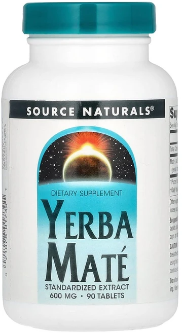 소스내추럴스 예르바 마테 600 mg 90 정, 90정, 1개 - 쿠팡