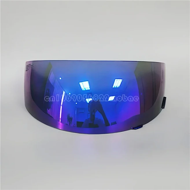 BELL Qualifier DLX MIPS 헬멧 바이저 렌즈 오토바이 안티 UV 도금 액세서리, 02 Blue visor