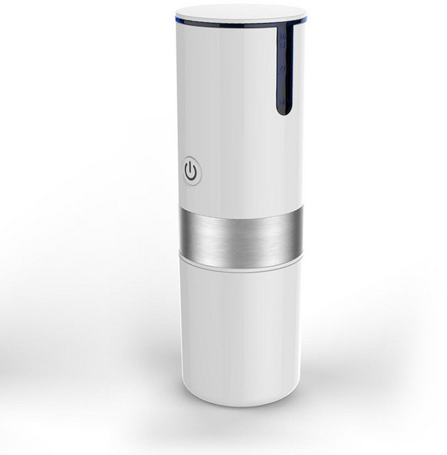 휴대용 캡슐 커피 메이커 소형 가전 가정용 스테인레스 스틸 자동 머신, AU, White, 1개