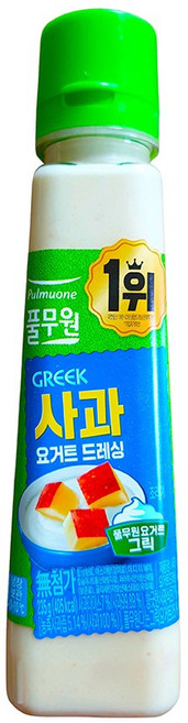 풀무원 사과요거트드레싱, 종이박스포장, 2개, 235g