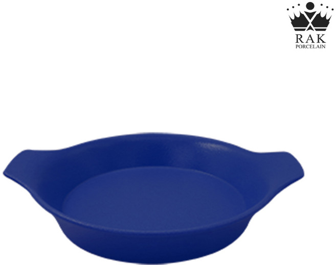 [락포슬린] RAK 퓨전 네오퓨전 토닉 오벌 디쉬 그립 플레이트 접시 블루 20cm