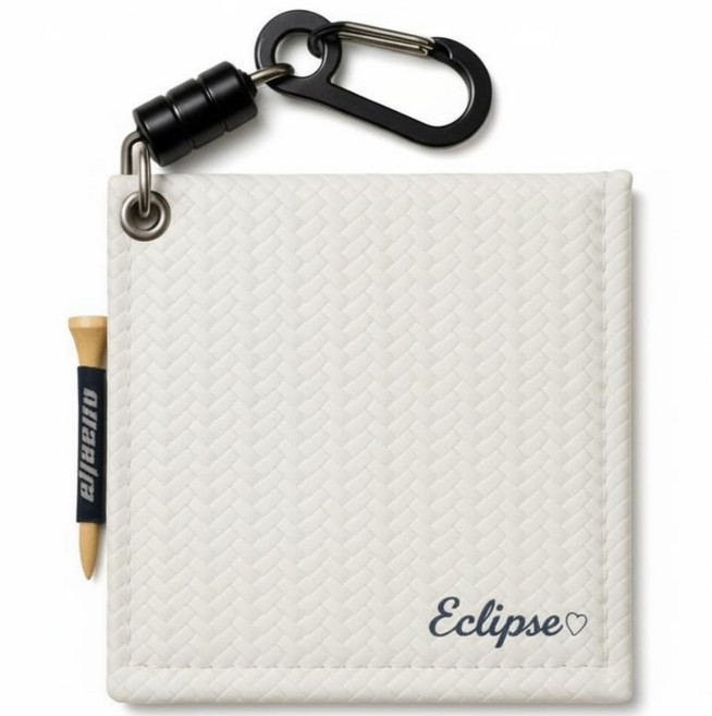 이클립스 자석 볼수건 타월, 1개, 화이트