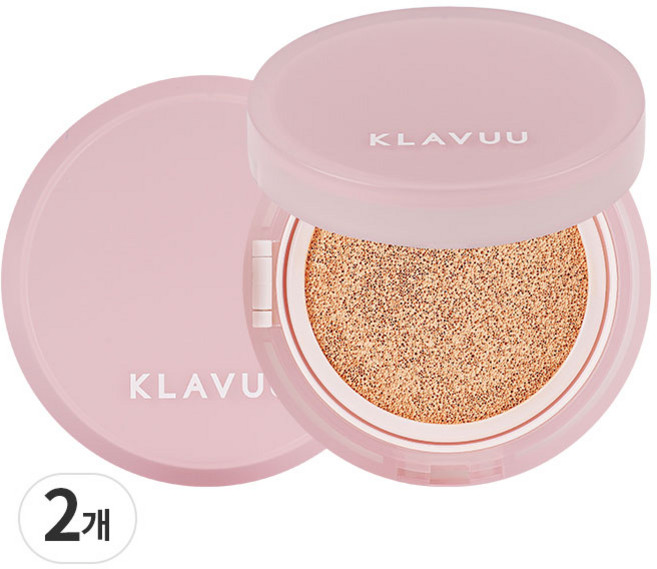 클라뷰 부스팅 쿠션 글로우 SPF50+ PA+++ 12g, 2개, 21호 소프트아이보리