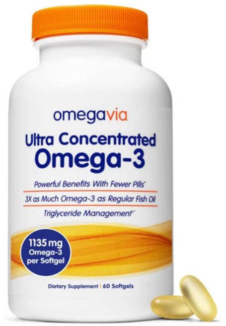 오메가비아 울트라 오메가-3 1135mg 60 정 OmegaVia, 1개, 60정 - 쿠팡