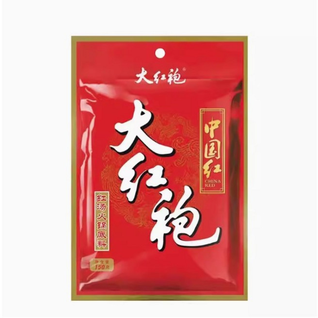 大紅袍 紅湯火鍋底料 道地麻辣風味, 1包, 400g