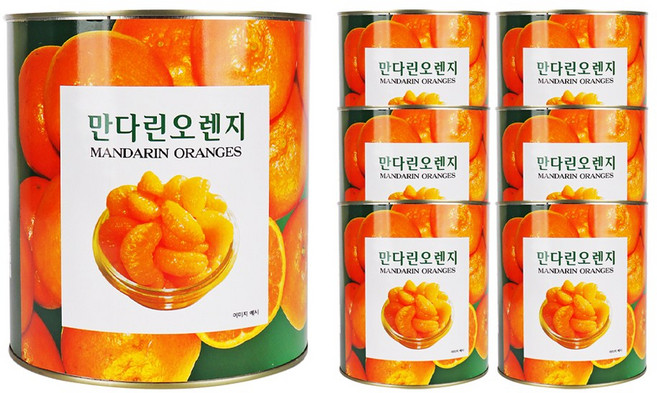 해울찬 만다린 오렌지 3kg, 6개