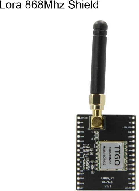 릴리고 ® TTGO T-SIM7000G MCU32-WROVER-E 무선 통신 모듈 SIM 카드, 02 Lora 868Mhz Shield