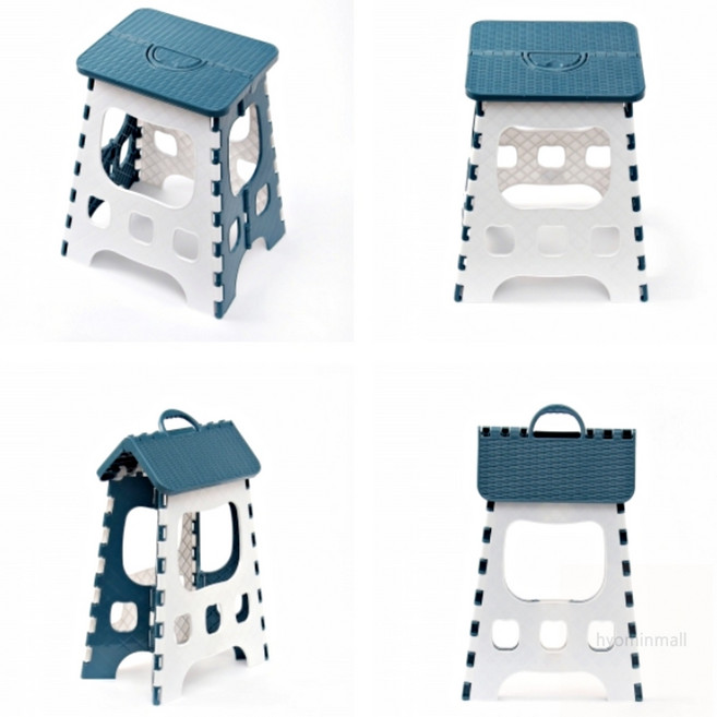 SM 1초 접이식 야외플라스틱의자 보조의자