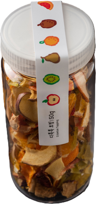 디톡톡 토핑 건조과일칩 바크 초콜릿만들기 재료, 1개, 50g