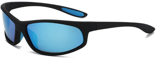 어반카디오 초경량 제니 러닝 선글라스 런닝 방풍 편광 스포츠 안경, 솔라핏 러닝 선글라스, 스카이블랙, 1개