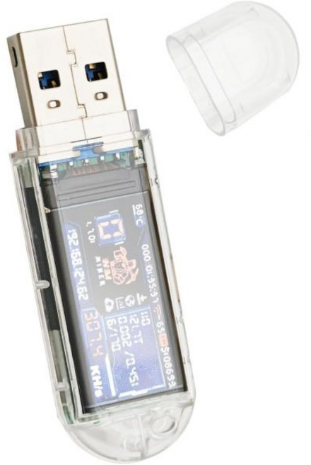 NerdMiner V2 USB 동글 비트코인 솔로 마이너 70 to 75KH/s 1W 저전력 WiFi 연결 A 전원 T Display, 1개