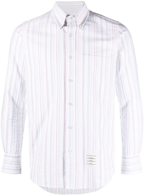 톰 브라운 university-stripe long-sleeve shirt