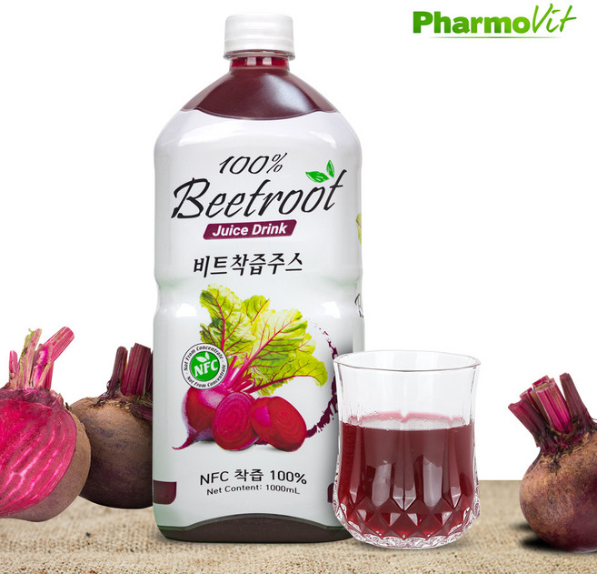 파모빗 레드 비트즙 원액 주스 100% 1000ml nfc 착즙액, 1개, 1L