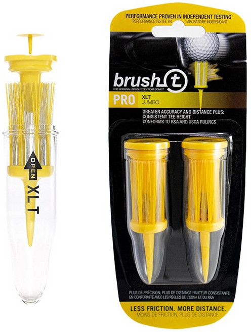[정품] 브러쉬티 XL-T 비거리향상 골프티 부드러운 칫솔티, 엑스엘티 2개입, 1세트