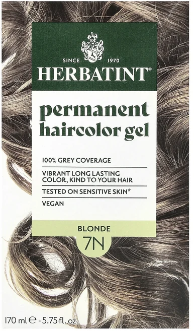 행복하세요 Herbatint 영구 염색 젤 7N 블론드 135ml (4.56fl oz) 건강하시구요, 1개 - 쿠팡