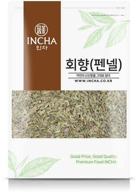 인차 펜넬 씨드 회향 산미나리씨앗 펜넬씨 500g, 1개