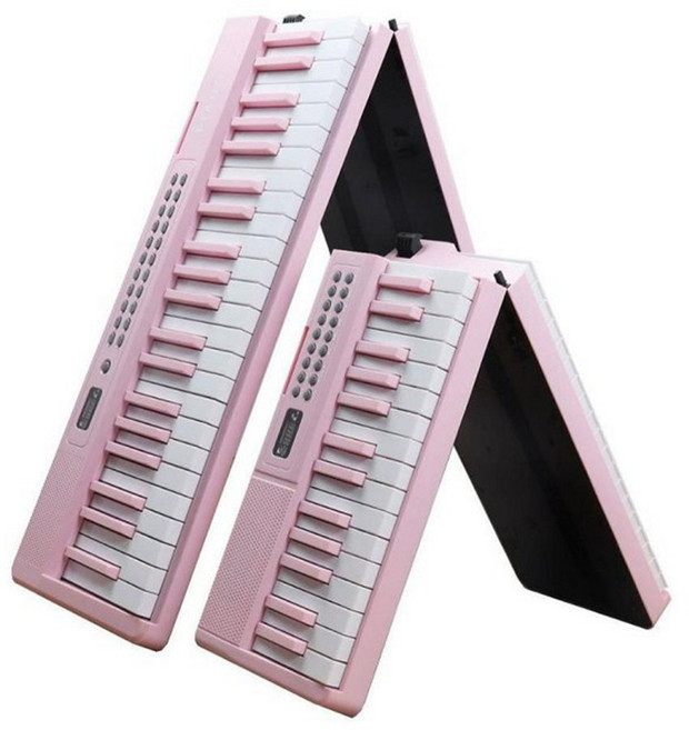 YOGEMDI 折疊式88鍵鋼琴 便攜式入門電子琴 智慧型折疊電子琴, 88鍵標準版-白色