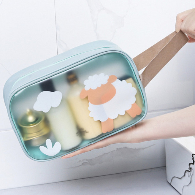 어린이집 방수파우치 여벌옷 준비물 미니 투명파우치 메이크업 목욕가방