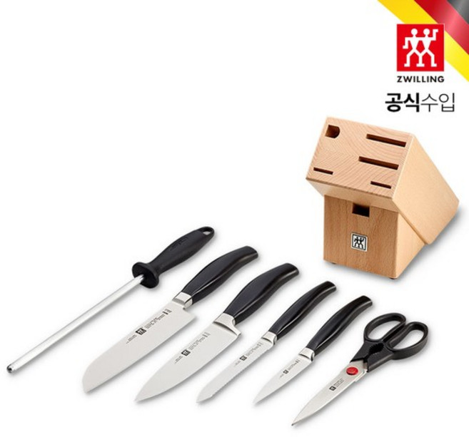 [즈윌링] 파이브 스타 7P 블록 세트산토쿠+셰프 HK30112-200, 1개