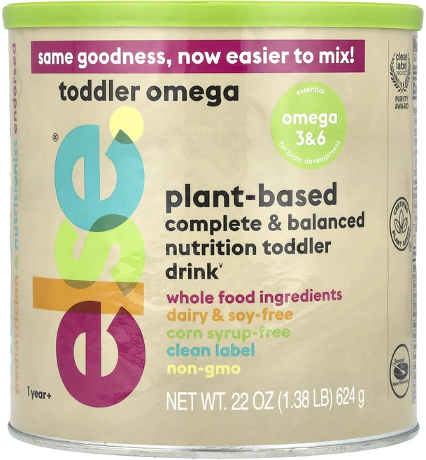Else 토들러 오메가 식물성 Complete & Balanced Nutrition 만 1세 이상 624g(22oz), Else토들러오메가식물성CompleteBalancedN, 624g, 1개 - 쿠팡