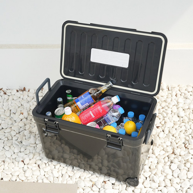 신와 허밍버드 아이스박스 캠핑 쿨러, 7L, 블랙