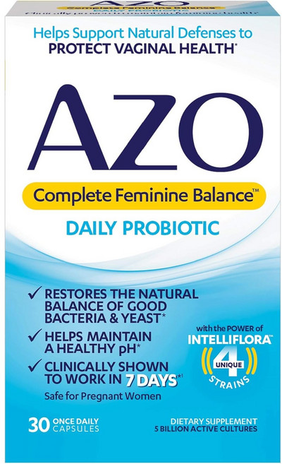 Azo 아조 여성용 데일리 프로바이오틱 50억 CFU, 30정, 1개