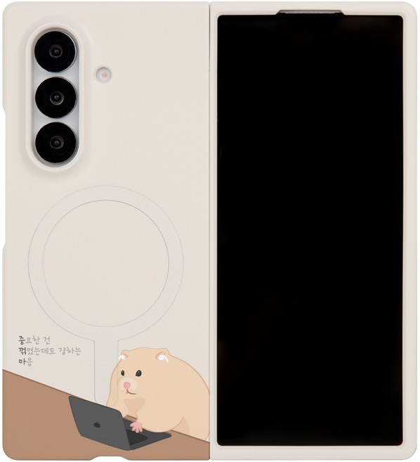 유스픽 디자인 맥세이프 전용 하드 휴대폰 케이스