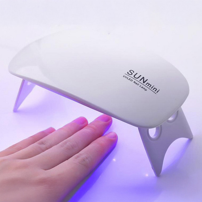 휴대용 UV램프 젤네일램프 UV경화기 네일 건조기 레진아트, 화이트, 1개