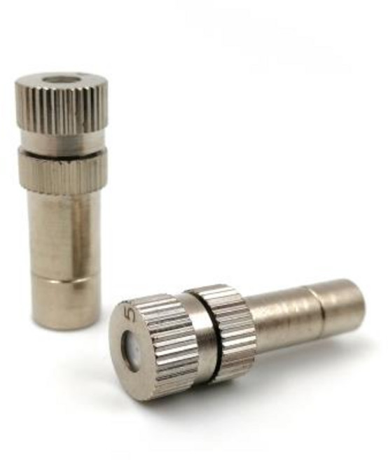 안개분사노즐 저압 미세 분무 노즐 황동 미스트 분무기 관개 소독 냉각 안개 0.15 ~ 0.8mm 6mm, 07 0.4mm, 1개