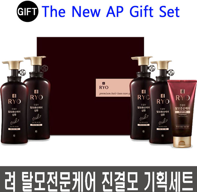 동원 스페셜6호 명절선물세트+전용부직포 쇼핑백, 려 진결모 탈모증상케어 선물세트