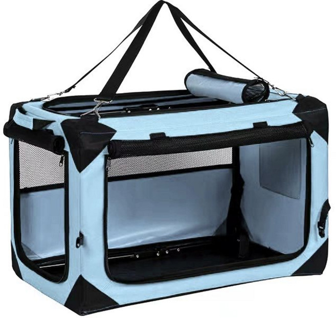 일상감각 자동차 고양이 케이지 개 이동가방 여행 켄넬, 50x35x35 트렁크에 12.5kg 적재 가능, 1개