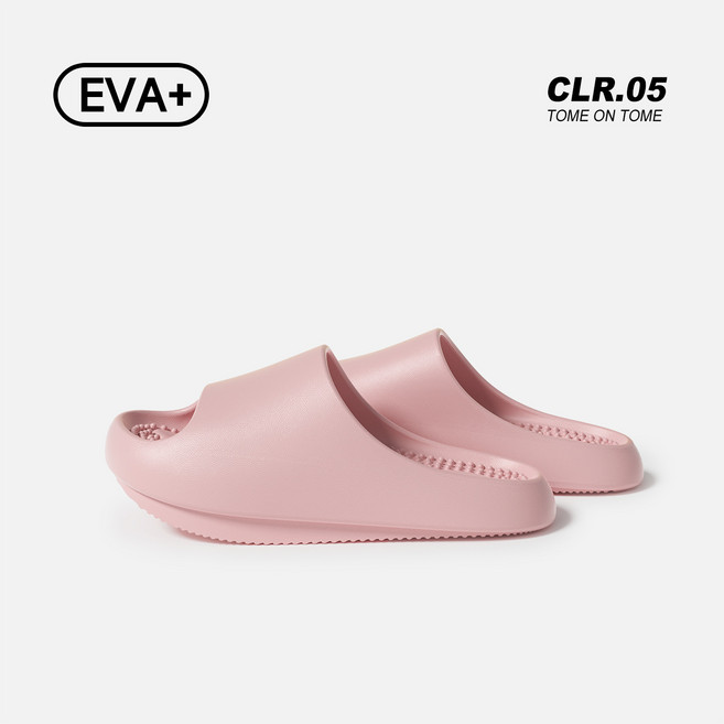 EVA+ 足弓支撐拖鞋 夏季室內居家防滑, 10 cm, 粉色  23  23.5 適合22.5  23CM穿