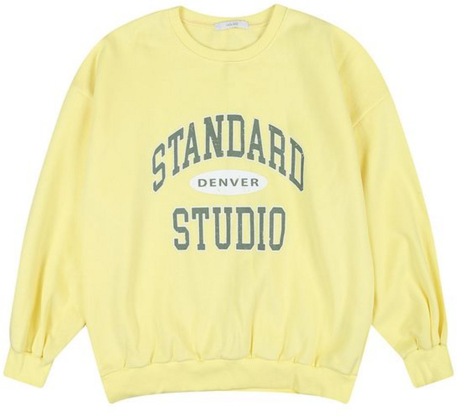 반에이크 캐주얼프린트 기모맨투맨 티셔츠 VB32TSQ310Z