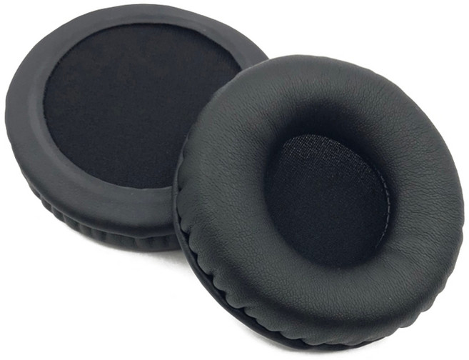 2pcs EARPAD for3BT ATH-AR3IS 헤드폰 이어 패드 편안한 거품 덮개, 검은색, Black