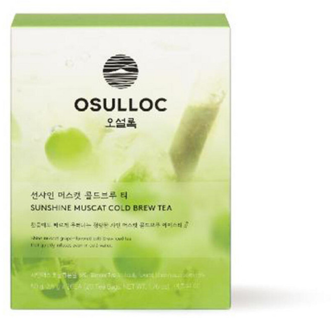 오설록 선샤인 머스캣 콜드브루 티 50g(2.5g 20입) 1개, 2.5g, 1