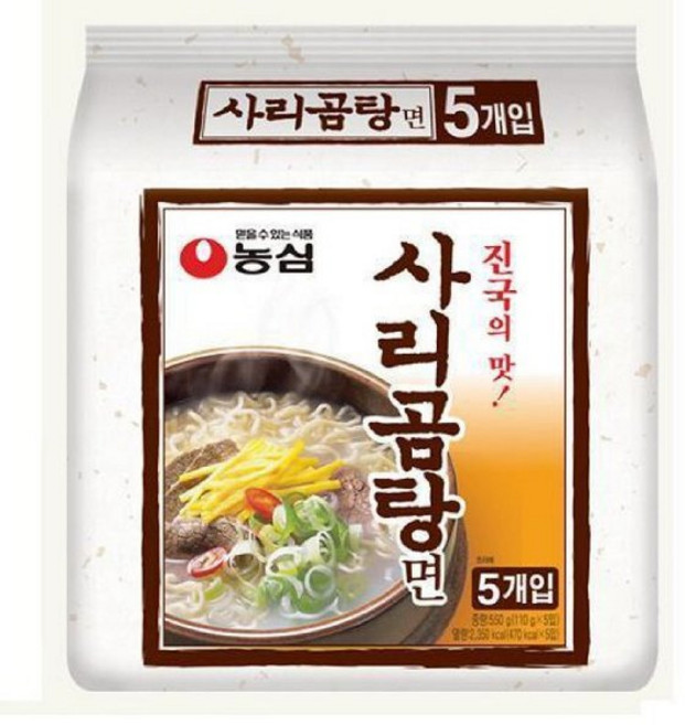 농심 사리곰탕 봉지 (5개입), 5개