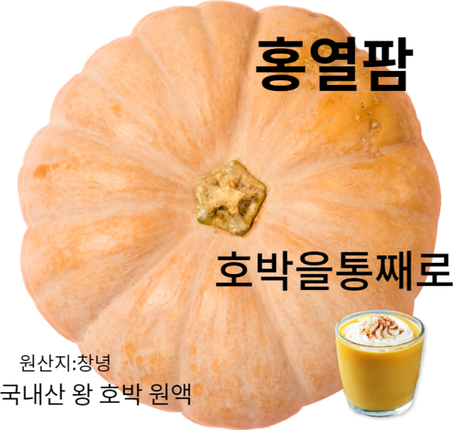 (홍열팜) 통째로 갈아만든 붓기차 다이어트차 호박즙 110ml, 호박즙만들기, 50개