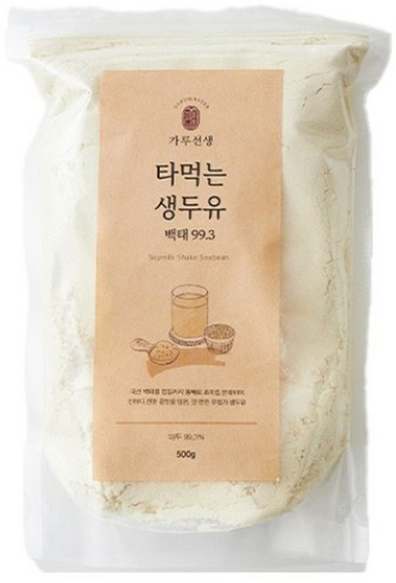 가루선생 타먹는 생두유 백태 99.3, 2개, 500g