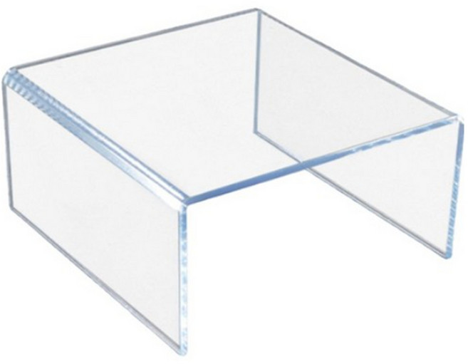 디트리 아크릴 진열 사각 받침대 가로 20cm x 폭 20cm x 높이 10cm, 투명