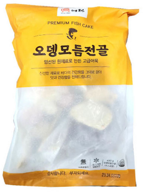 (냉동)가마보꼬오뎅모듬전골 430g, 1개