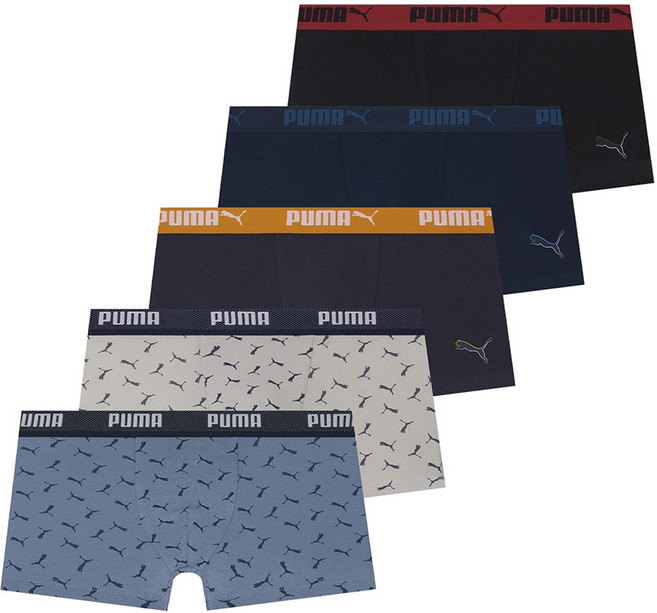 PUMA 푸마 주니어 남아 드로즈 브리프 박스 사각 5매 세트