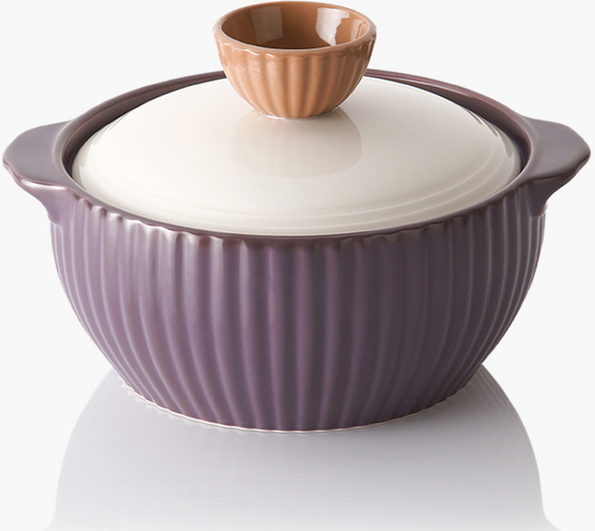 네오플램 네이처쿡 뚝배기 밸리 양수냄비, 18cm, 1개