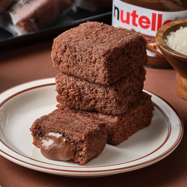 초코설기 10개입 (누텔라 초코떡 초코잼 개별포장 설기), 100g, 10개