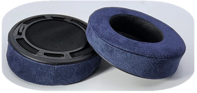 Hifiman SUNDARA HE400 HE400SE 400I 400S HE560 560I HE500 300 350 HE3 5 6 HE-4XX 헤드폰 교체 벨벳 용 이어 패드 커버, 1) 파란, 없음